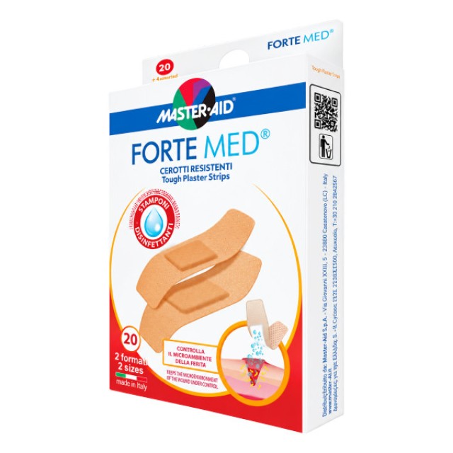 Master Aid Forte Med 2 Sizes 20 τεμάχια
