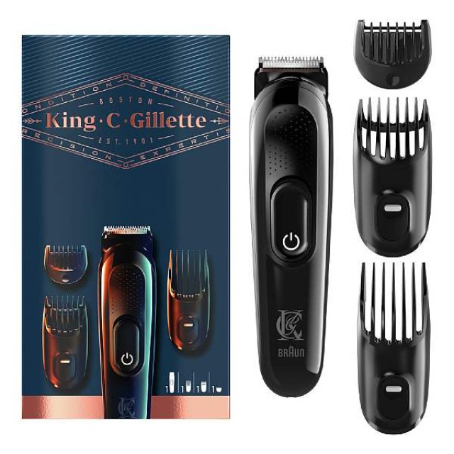 King C. Gillette Beard Trimmer & 3 Combs