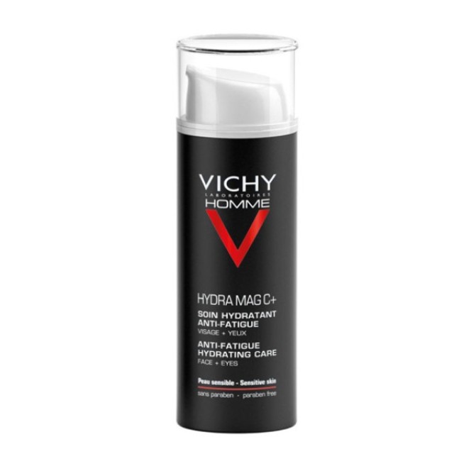 Vichy Homme Hydra Mag C+ Men's Moisturizing Face & Eye Cream 50ml
