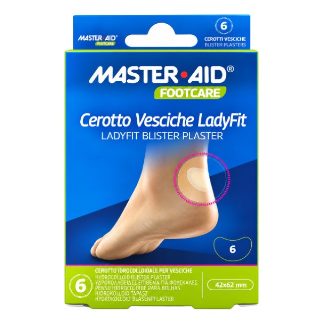 Master Aid Footcare Ladyfit Blister Plaster 6 τεμάχια