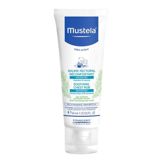 Mustela Soothing Chest Rub 40ml