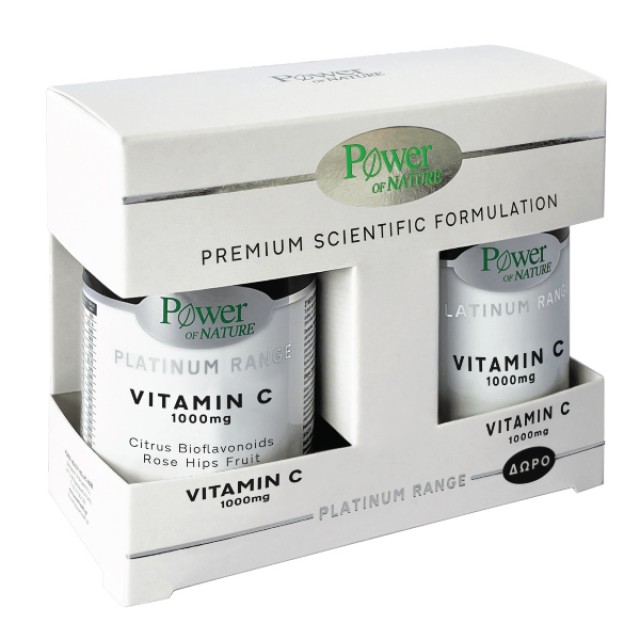 Power Health Platinum Range Vitamin C 1000mg 30 ταμπλέτες & Δώρο Vitamin C 1000mg 20 ταμπλέτες