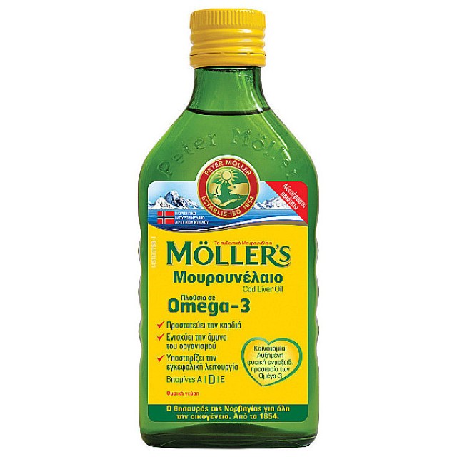 Moller's Cod Oil Natural flavor 250ml