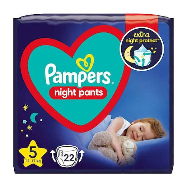Pampers Night Pants No. 5 (12-17 Kg) 22 pieces