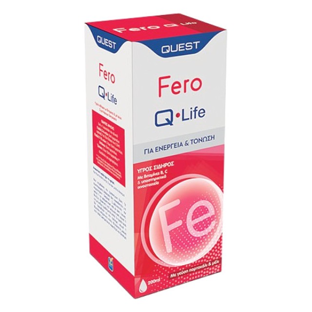 Quest Fero Q-Life γεύση Πορτοκάλι-Μέλι 200ml