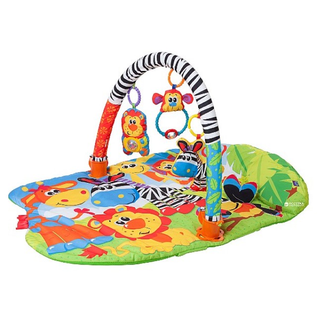 Playgro 5 In 1 Safari Super Gym Εκπαιδευτικό Γυμναστήριο 0m+