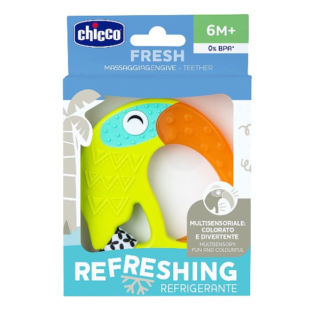 Chicco Fresh Refreshing Teether 6m+ Tucan 1 τεμάχιο