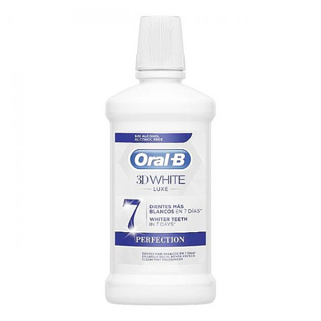 Oral-B Στοματικό Διάλυμα 3D White Luxe 500ml
