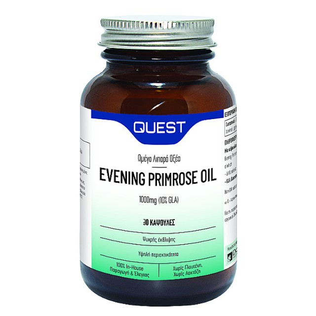 Quest Evening Primrose Oil 1000mg 30 κάψουλες