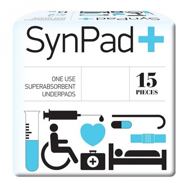 SynPad Absorbent Disposable Pads No4 90x180cm 15 pieces