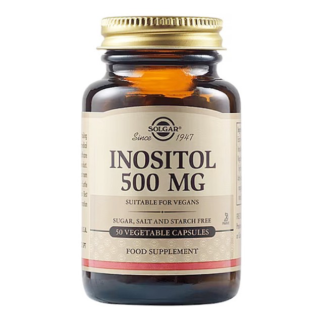 Solgar Inositol 500mg 50 φυτοκάψουλες