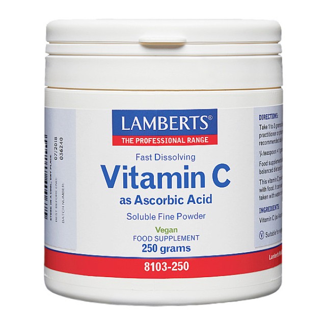 Lamberts Vitamin C as Ascorbic Acid 250g