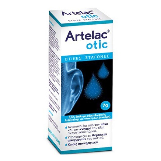 Bausch & Lomb Artelac Otic 7g