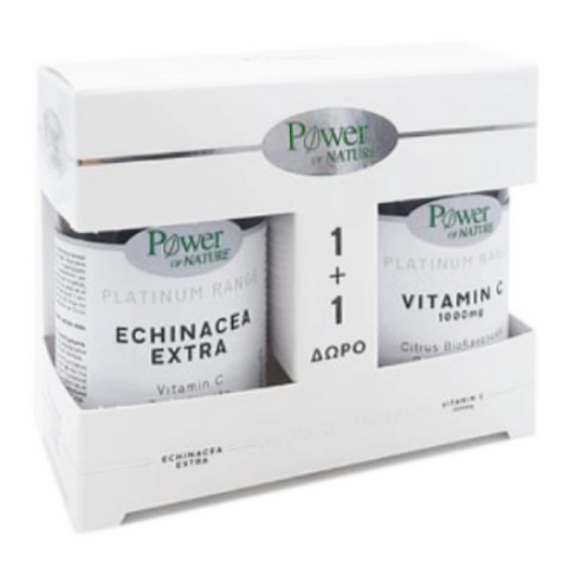 Power Health Platinum Range Echinacea Extra 30 κάψουλες & Δώρο Vitamin C 1000mg 20 δισκία