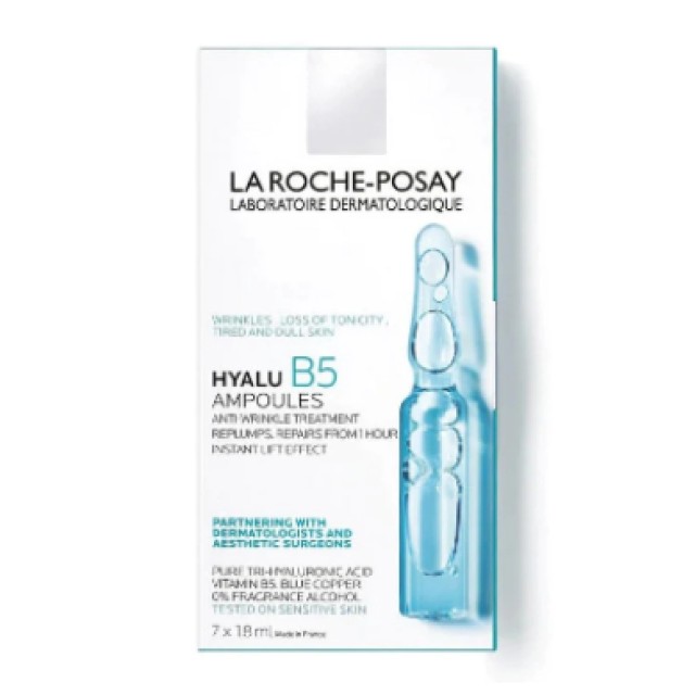 La Roche Posay Hyalu B5 Αμπούλες Προσώπου Με Υαλουρονικό Οξύ 7x1.8ml