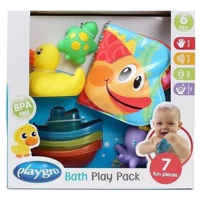 Playgro Σετ Παιχνιδιών Μπάνιου Bath Play Pack 6m+