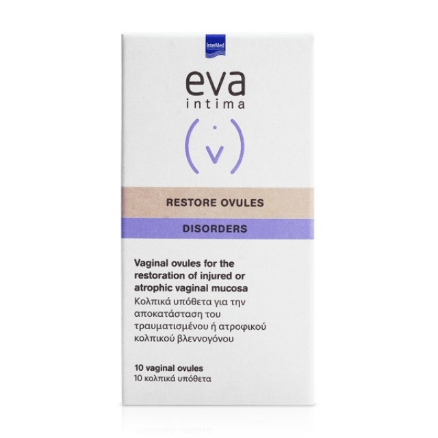 Intermed Eva Intima Restore Disorders 10 vaginal suppositories