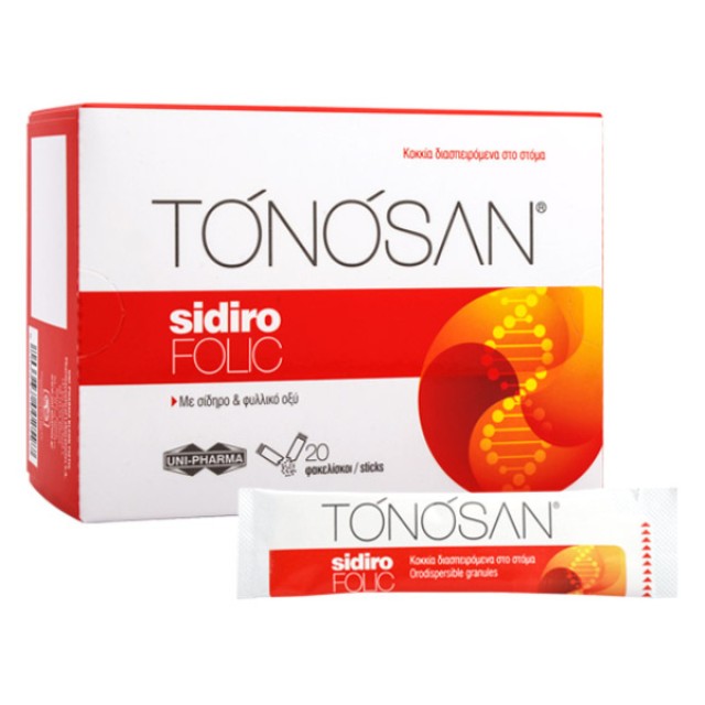 Uni-Pharma Tonosan SidiroFOLIC 20 φακελίσκοι
