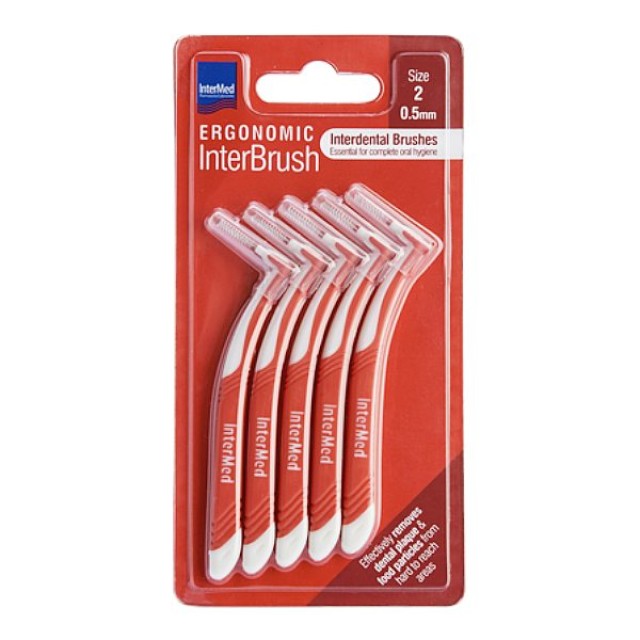 Intermed Ergonomic InterBrush Size 2 0.5mm 5 τεμάχια