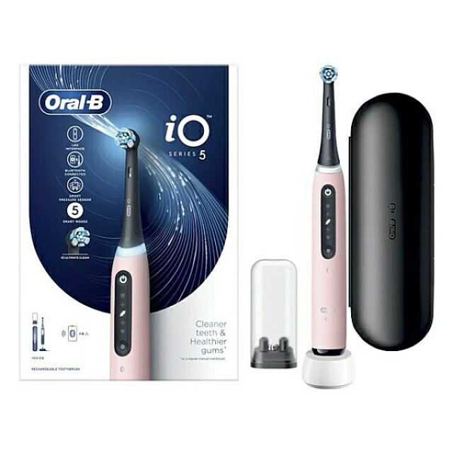 Oral-B iO Series 5 Magnetic Pink ηλεκτρική οδοντόβουρτσα
