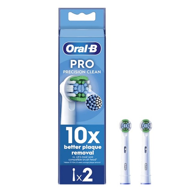 Oral-B Pro Precision Clean 2 ανταλλακτικές κεφαλές