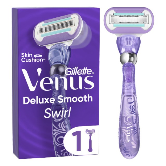 Gillette Venus Deluxe Smooth Swirl & 1 ανταλλακτική κεφαλή