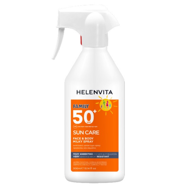 Helenvita Sun Care Family Face and Body Milky Spray SPF50 300ml