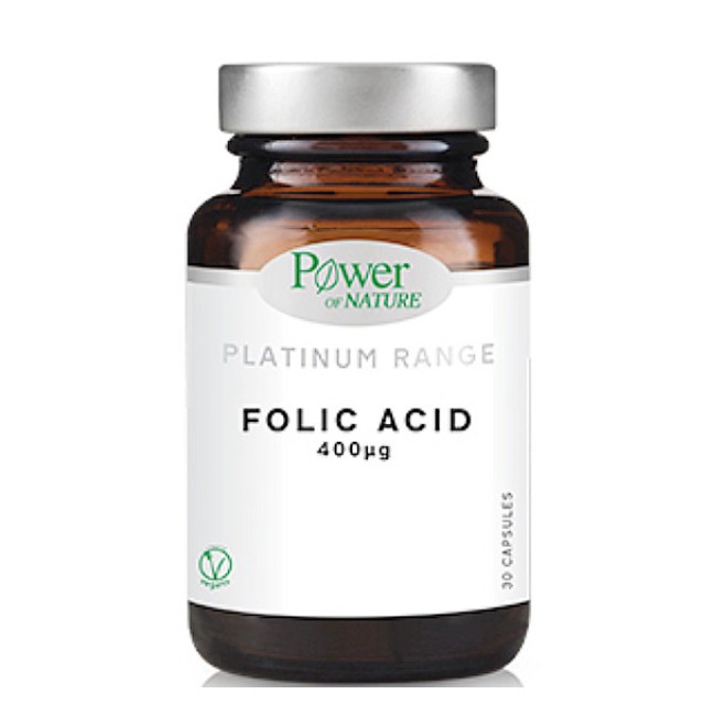 Power Health Platinum Range Folic Acid 400μg 30 κάψουλες