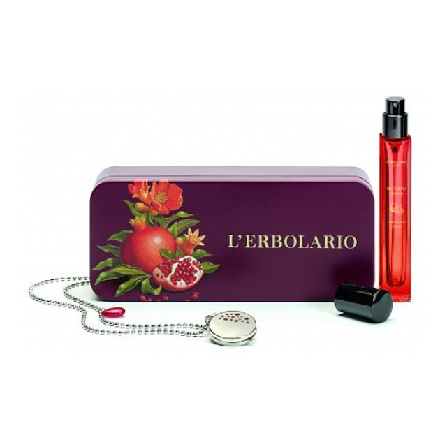 L'Erbolario Melograno Beauty Box Sempre con Te Άρωμα 10ml & Κολιέ