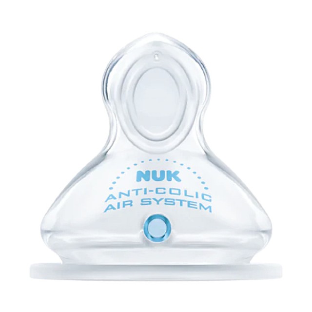 Nuk First Choice Plus Θηλή Σιλικόνης κατά των Κολικών Medium για Φόρμουλα Γάλακτος 6-18m 1 τεμάχιο