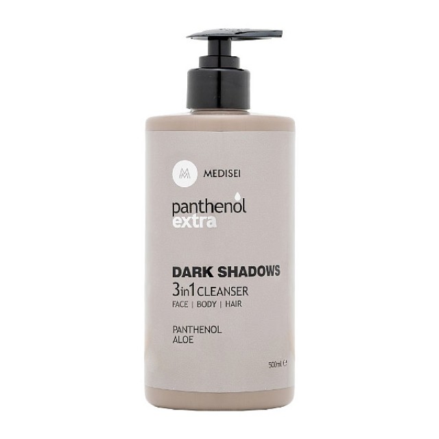 Panthenol Extra Dark Shadows 3 in 1 Cleanser Πρόσωπο-Σώμα-Μαλλιά 500ml