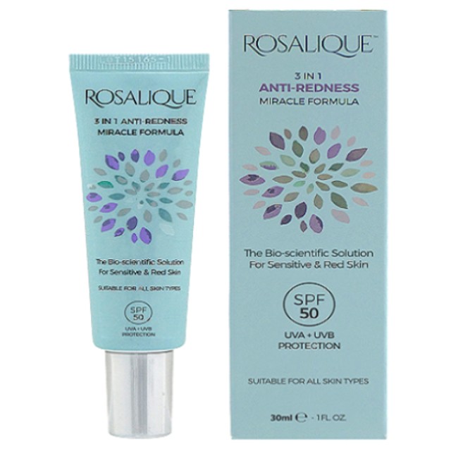 Rosalique 3 in 1 Anti-Redness Miracle Formula SPF50 30ml