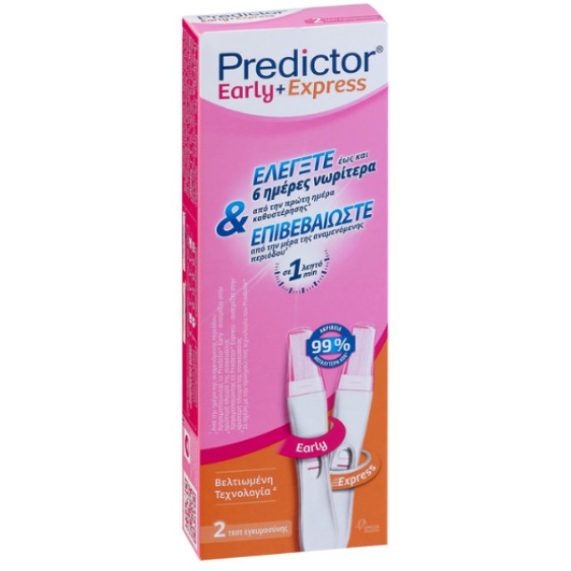 Predictor Early & Express Pregnancy Test 2 pcs