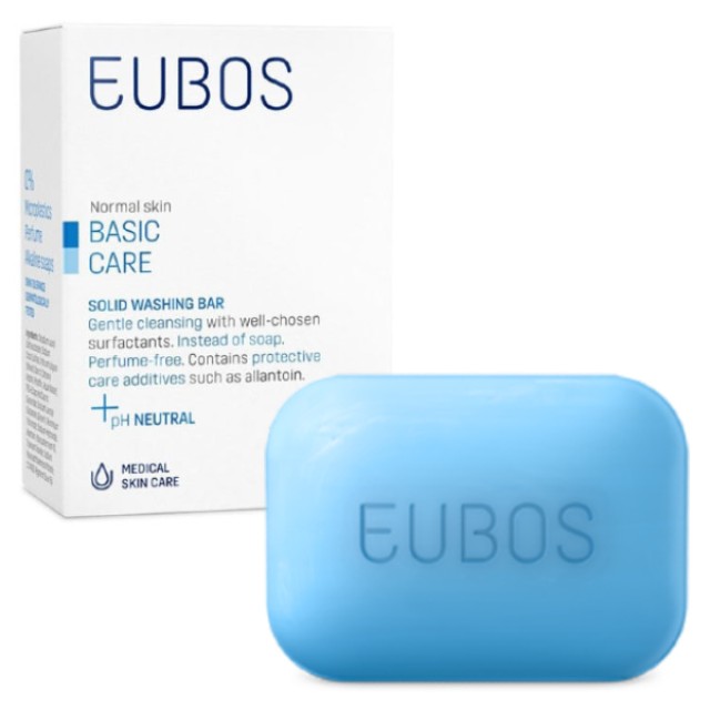 Eubos Basic Care Blue Solid Washing Bar 125g