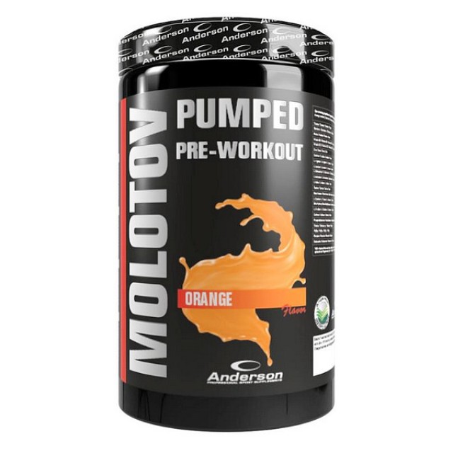 Anderson Molotov Pumped Pre-Workout γεύση Πορτοκάλι 600g