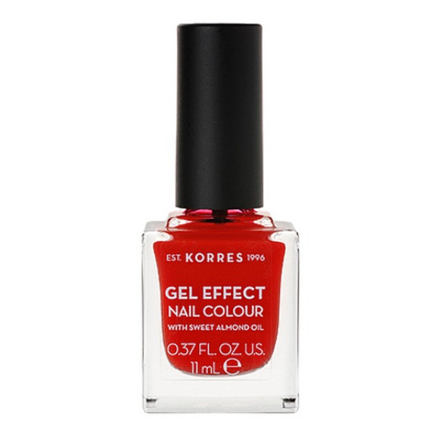 Korres Gel Effect Nail Colour 48 Coral Red 11ml