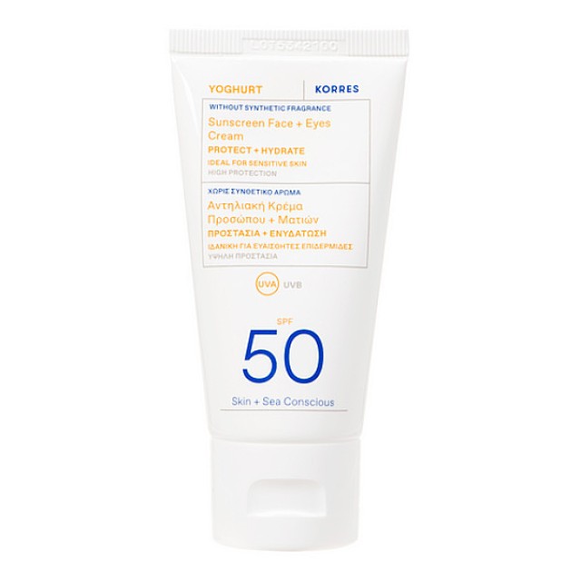 Korres Yogurt Face & Eye Sunscreen SPF50 50ml
