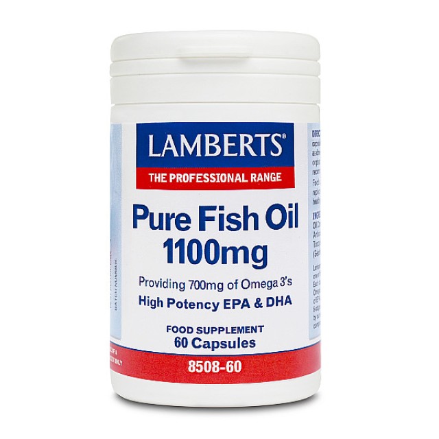 Lamberts Pure Fish Oil 1100mg 60 κάψουλες