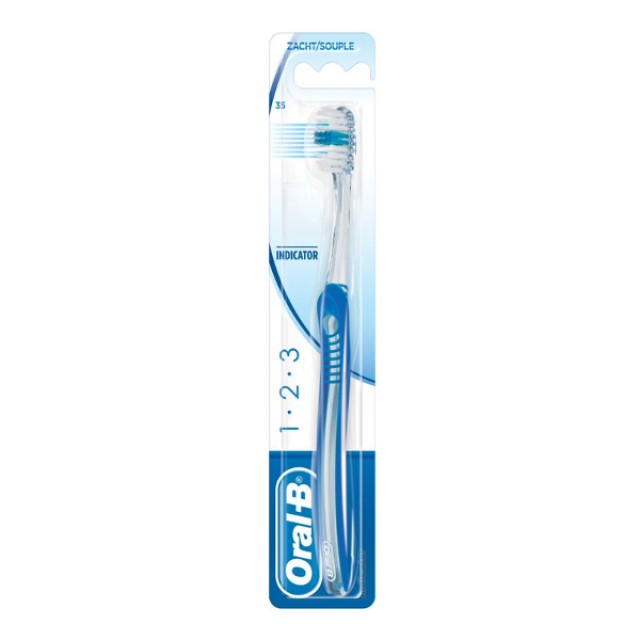 Oral-B 123 Οδοντόβουρτσα Indicator 35 Medium 1 τεμάχιο