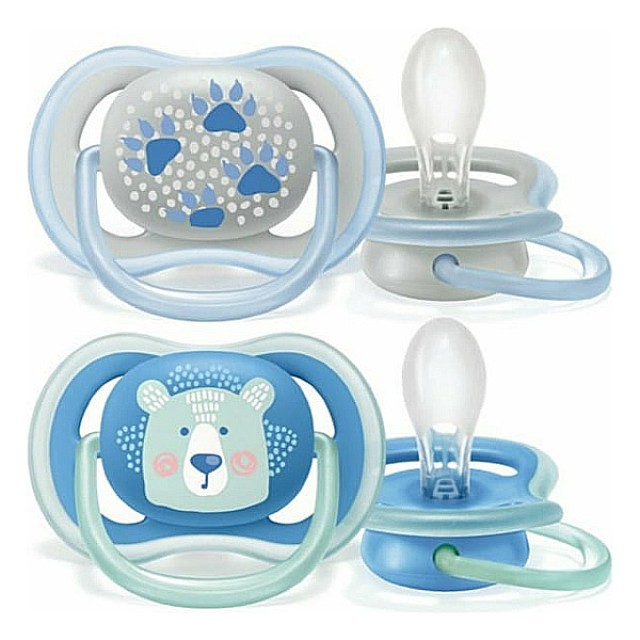 Philips Avent Ultra Air Orthodontic Pacifier Bear 6-18m 2 pieces