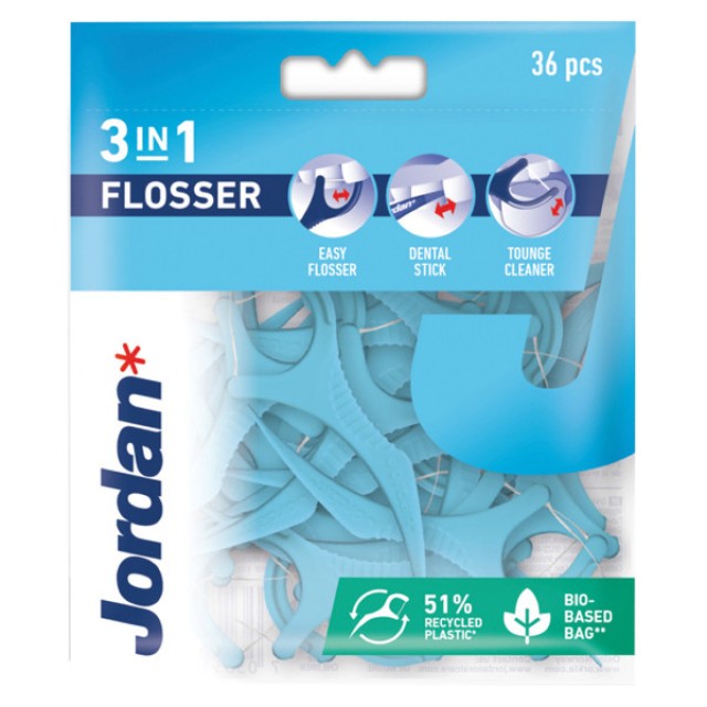 Jordan 3in1 Flosser 36 τεμάχια