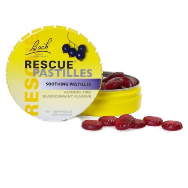 Bach Rescue Pastilles γεύση Φραγκοστάφυλο 50g