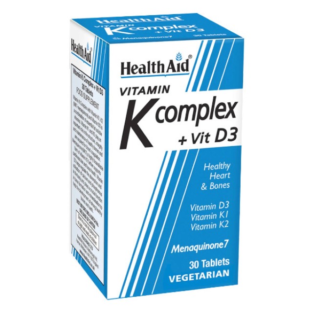 Health Aid K Complex with Vitamin D3 30 ταμπλέτες