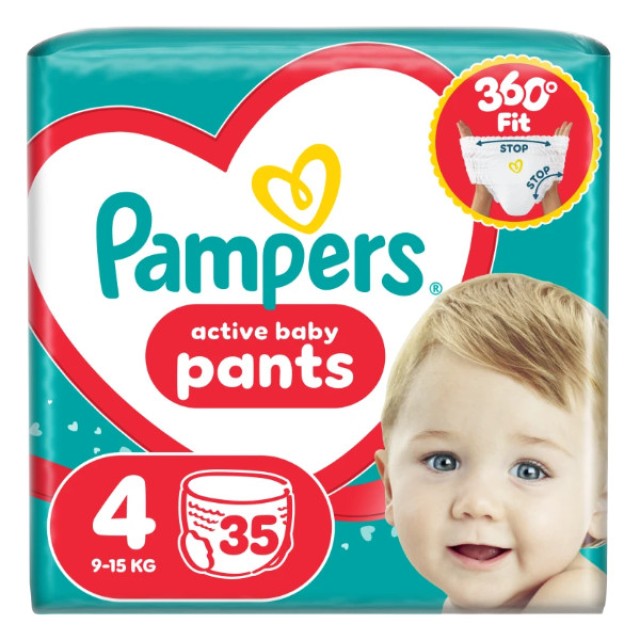 Pampers Pants No. 4 (9-15 kg) 35 τεμάχια