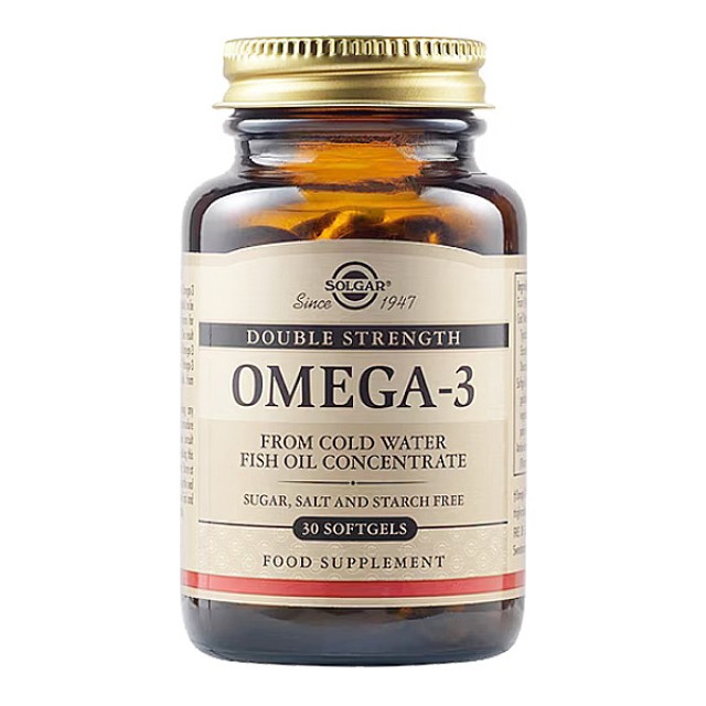 Solgar Double Strength Omega-3 30 Softgels