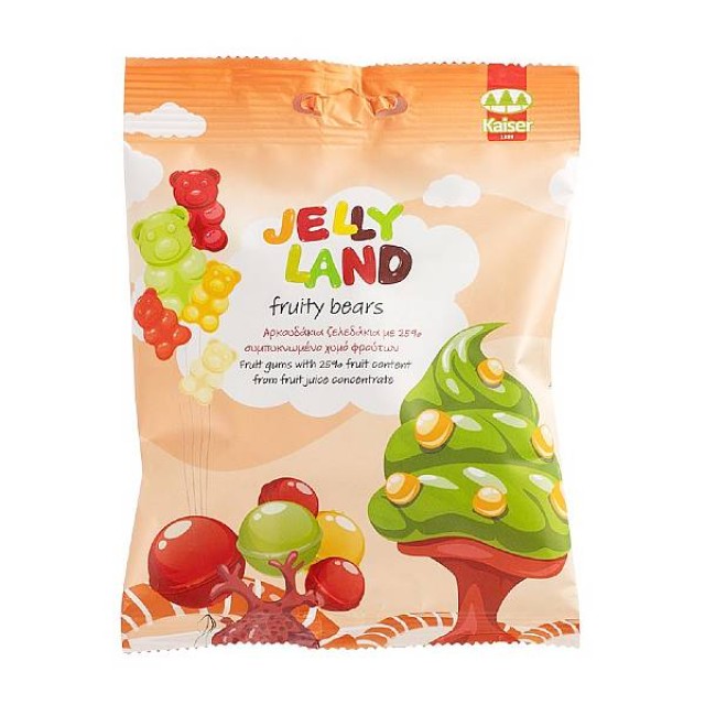 Kaiser Jelly Land Fruity Bears Μασώμενα Ζελεδάκια 100g