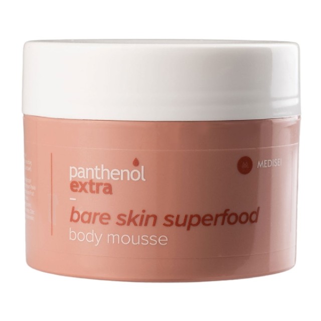 Panthenol Extra Bare Skin Superfood Body Mousse Ενυδατικό Μους Σώματος 230ml