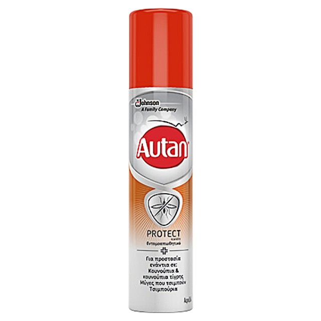 Autan Protect Spray Ενάντια σε Κουνούπια Τίγρης, Μύγες, Τσιμπούρια 100ml
