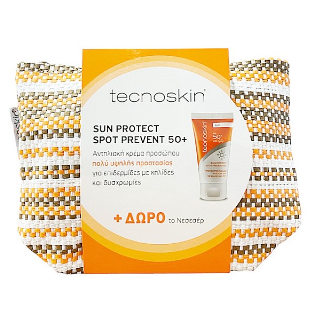 Tecnoskin Sun Protect Spot Prevent 50+ 50ml & Δώρο Νεσεσέρ