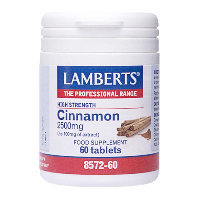 Lamberts Cinnamon 2500mg 60 ταμπλέτες